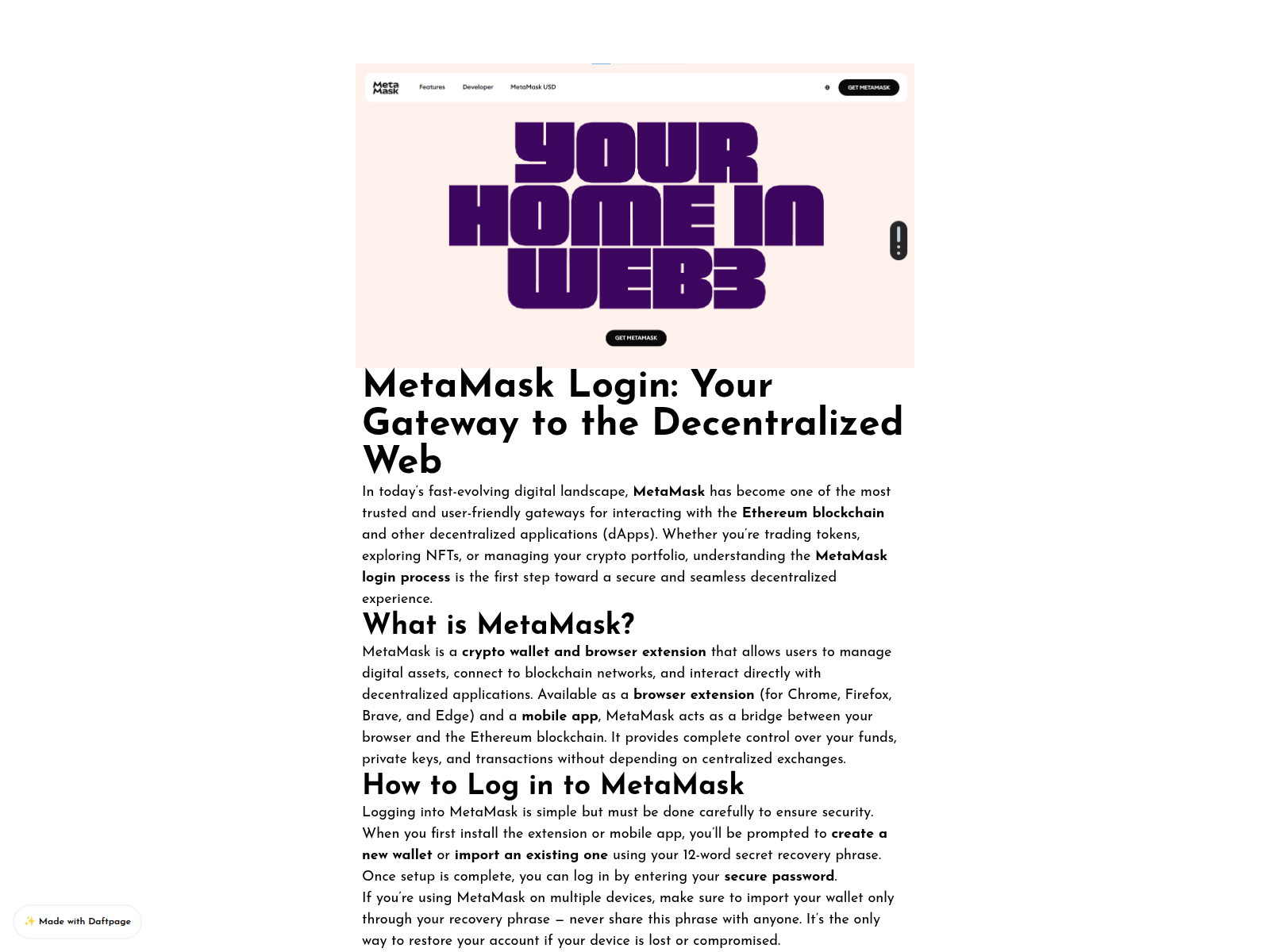 Screenshot of secure-metamask.daftpage.com