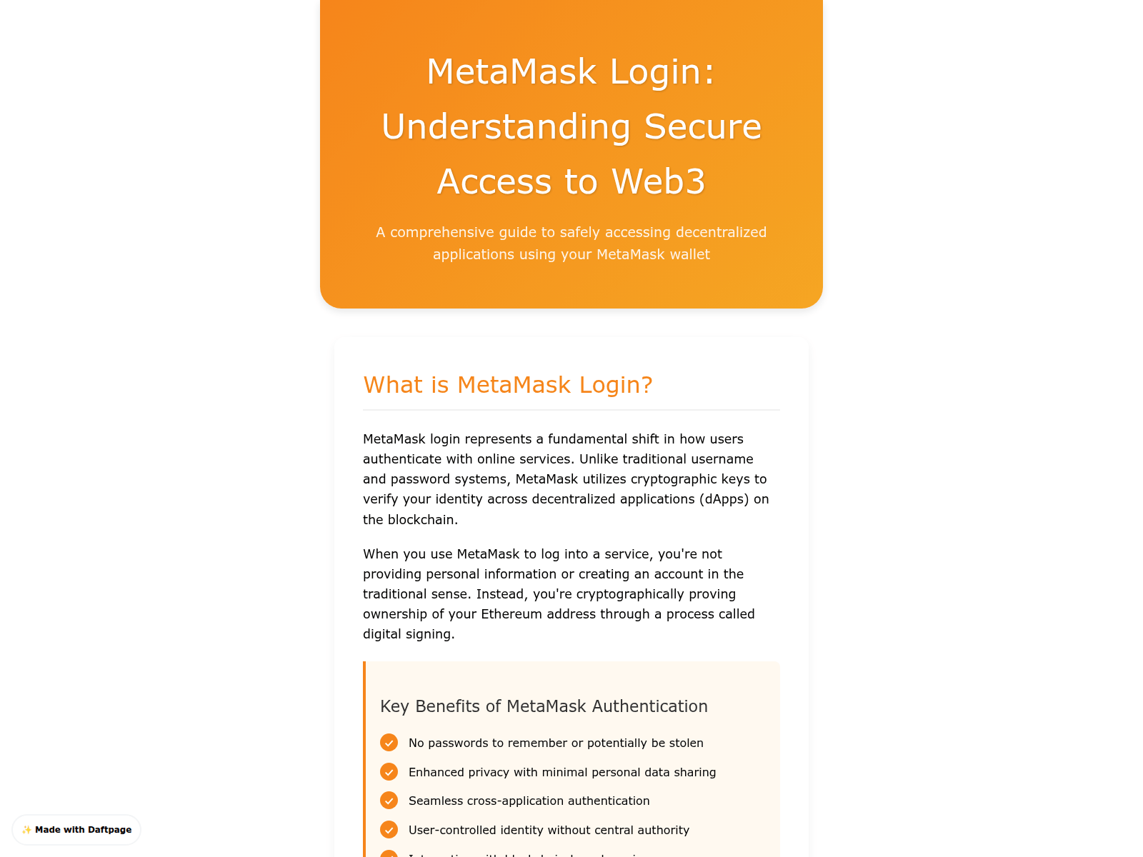 Screenshot of welcome-metamaskio.daftpage.com