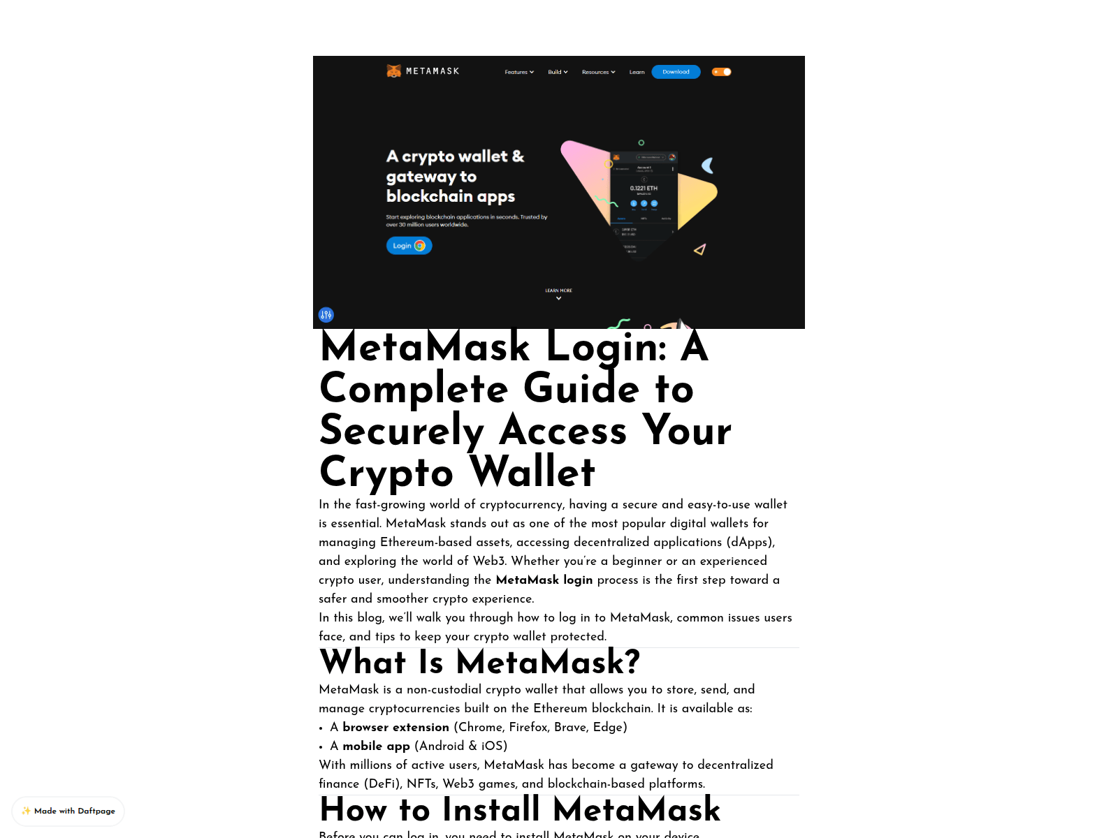 Screenshot of web-metamask-en-com.daftpage.com