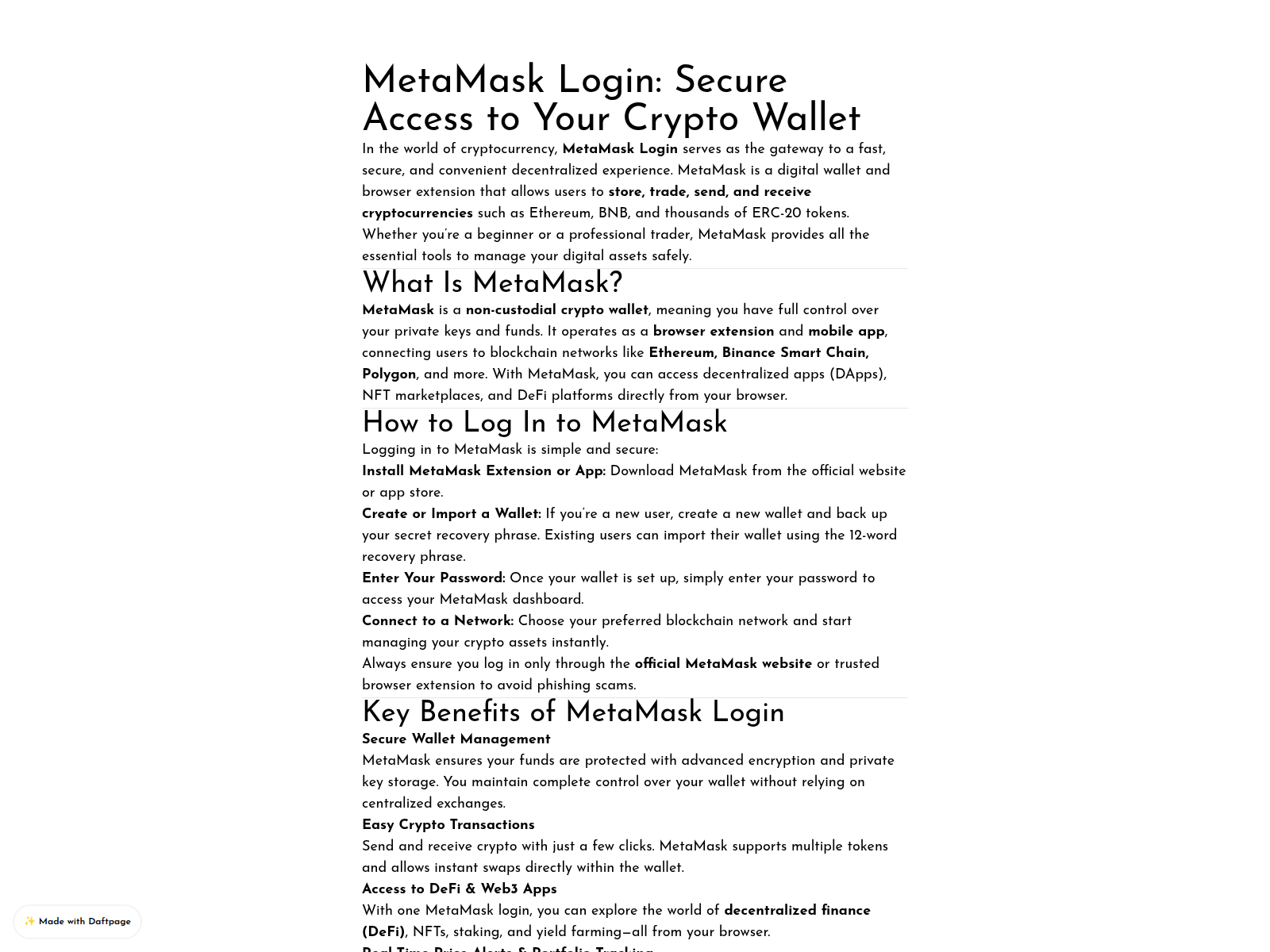 Screenshot of begin-metamask-cdn.daftpage.com