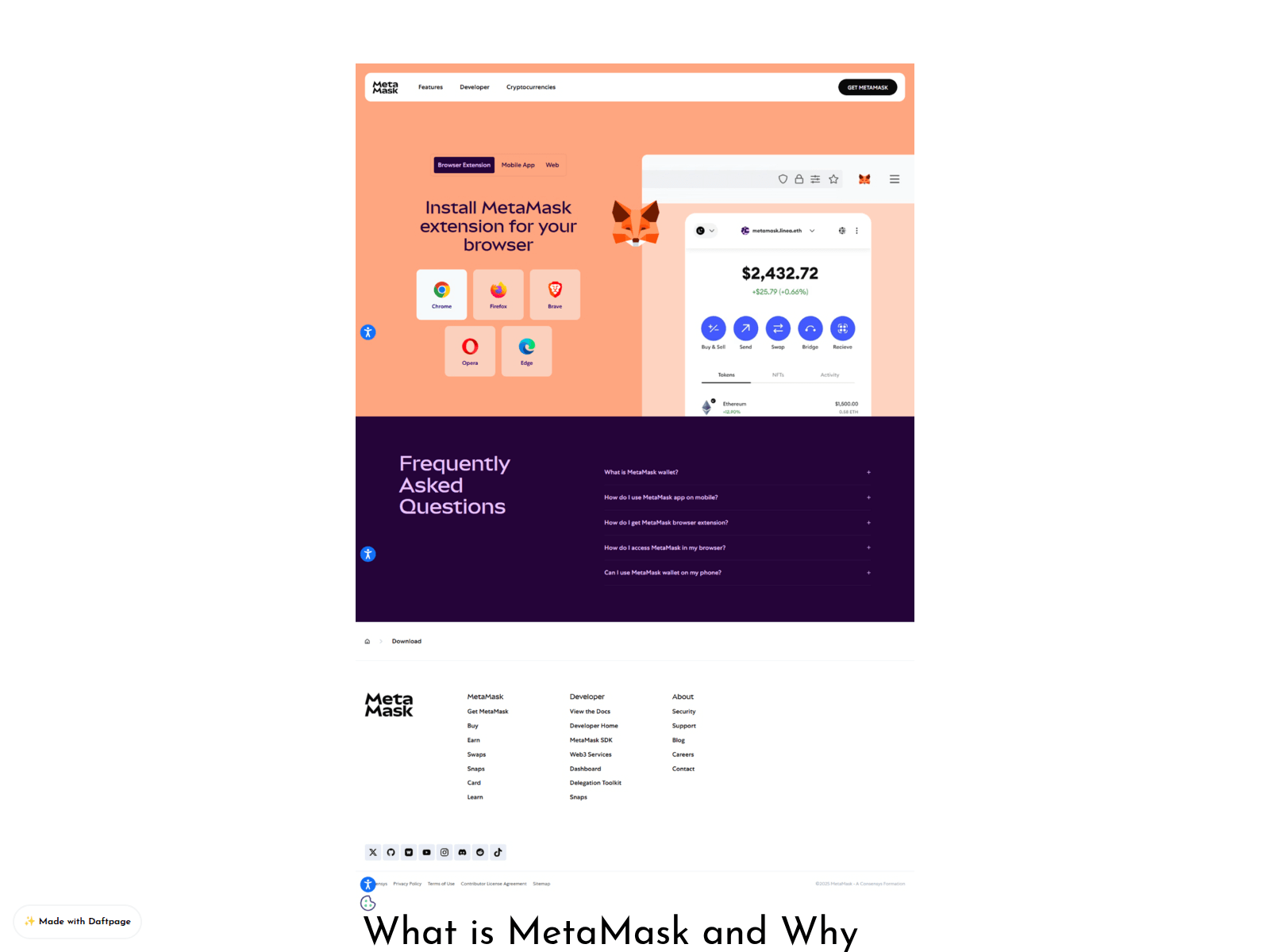 Screenshot of divace-restart-metamsk.daftpage.com