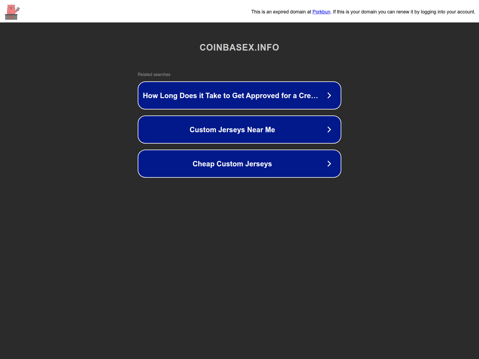 Screenshot of test.coinbasex.info
