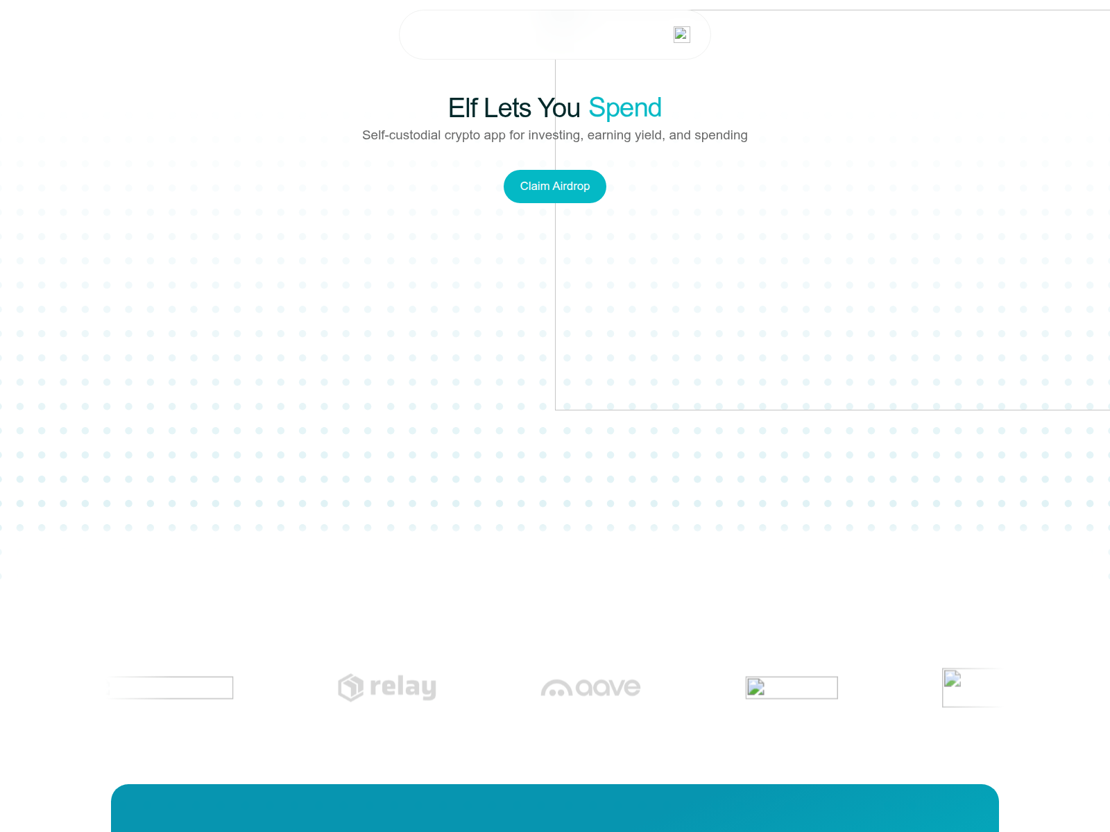 Screenshot of elfwallet.app