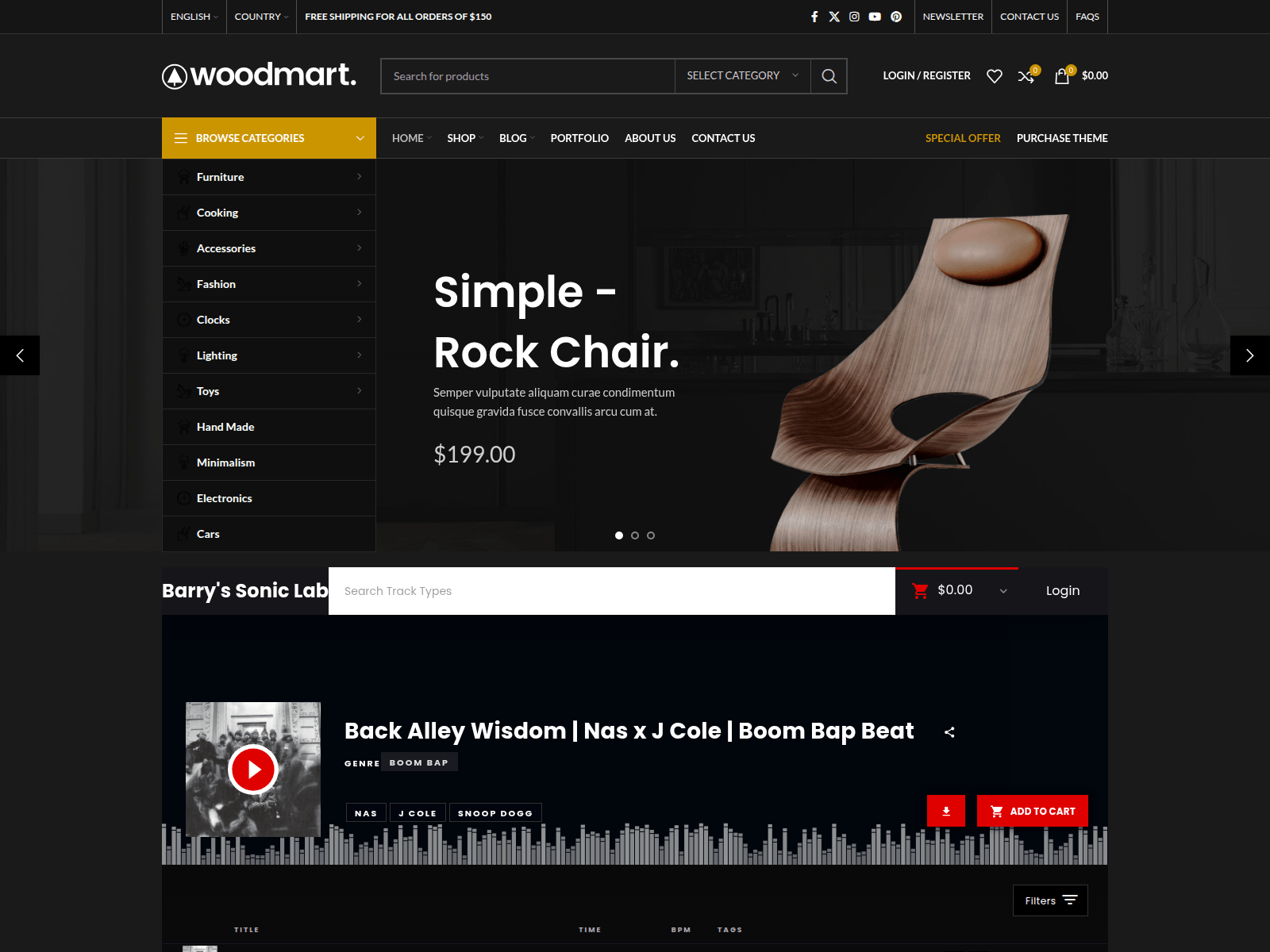 Screenshot of soniclabstore.com