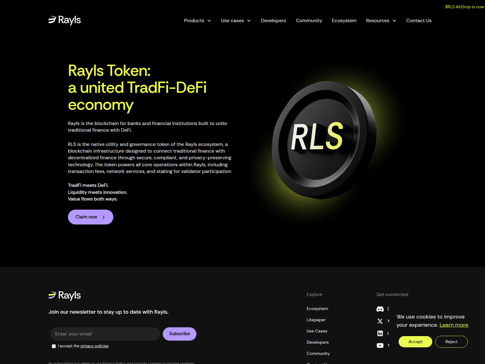 Screenshot of www-reya.xyz