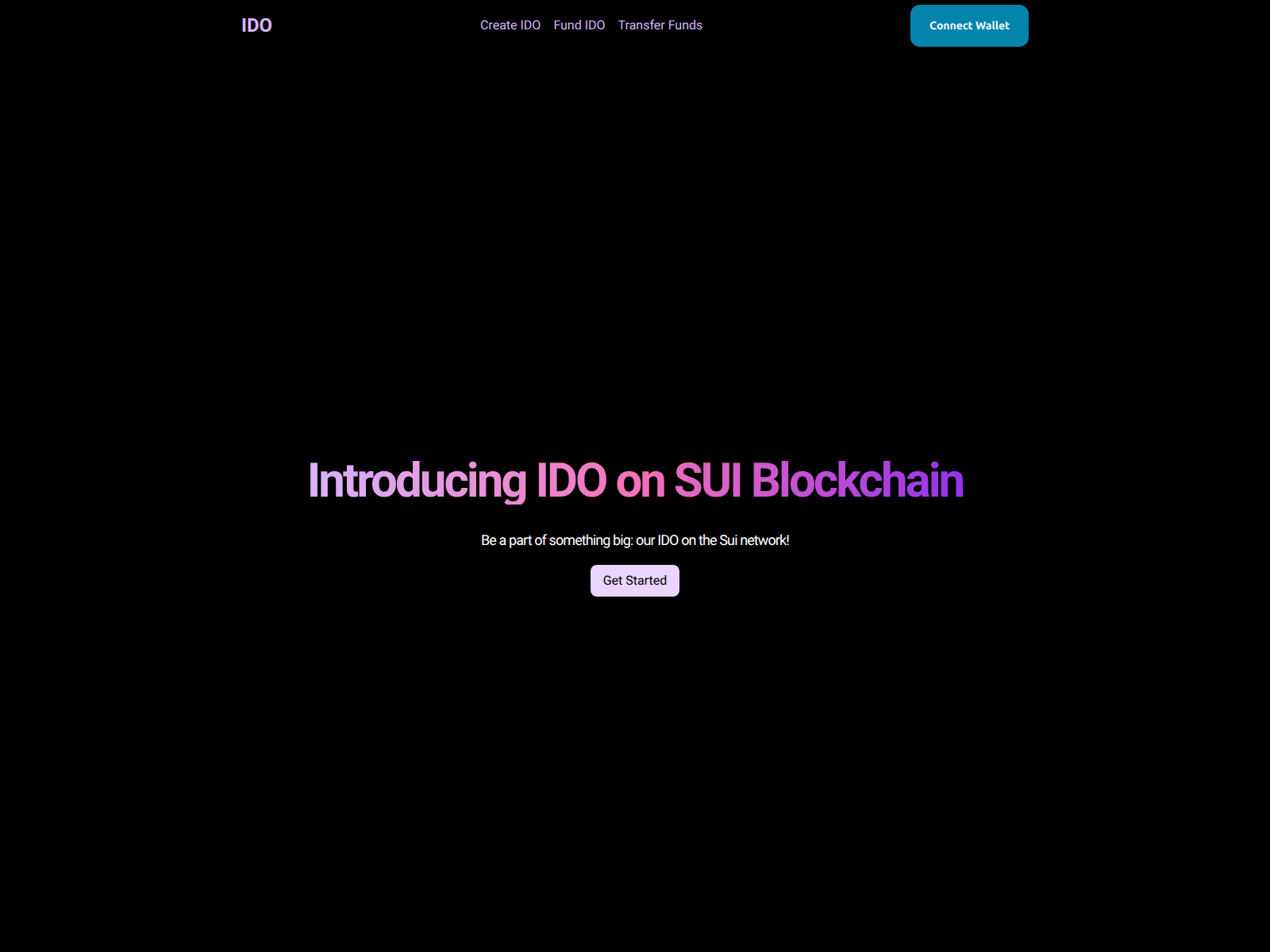 Screenshot of sui-ido.vercel.app