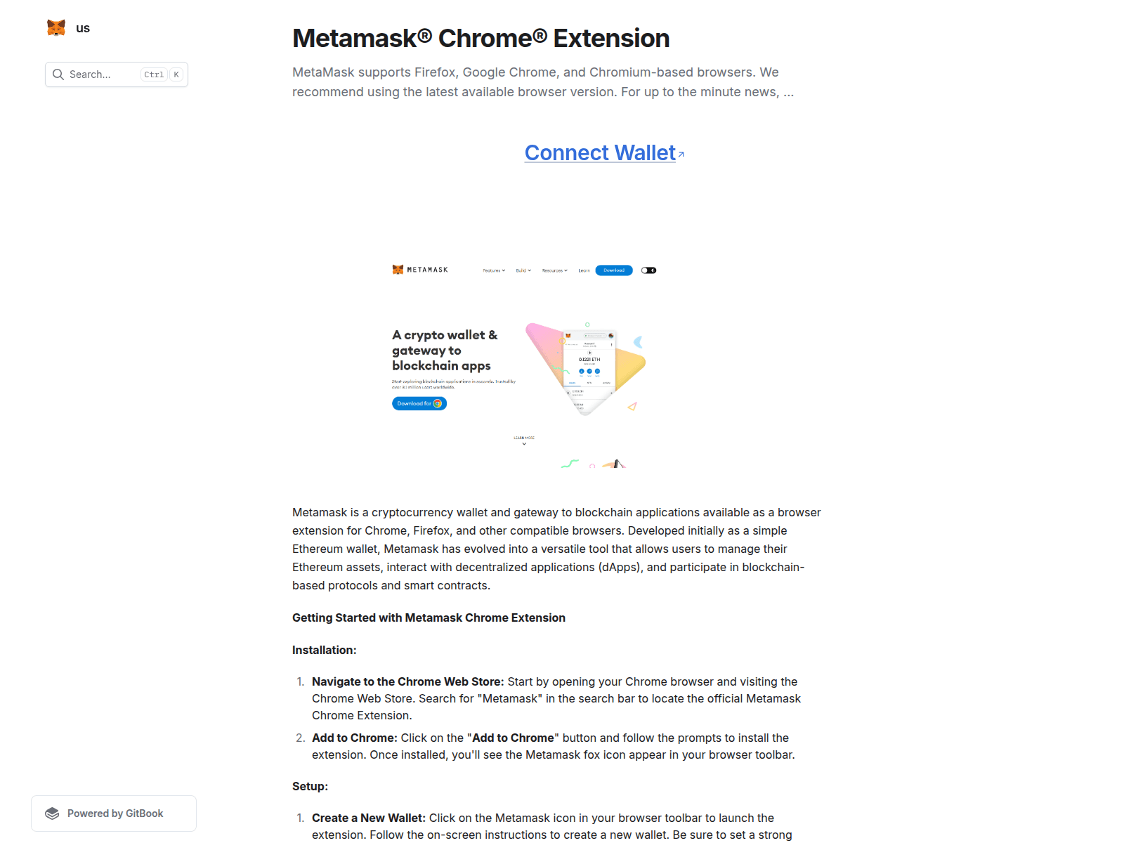 Screenshot of browser-chrome.gitbook.io