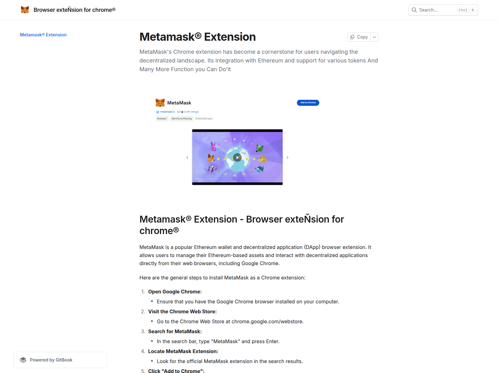 Screenshot of mutamaskcrmextn.gitbook.io