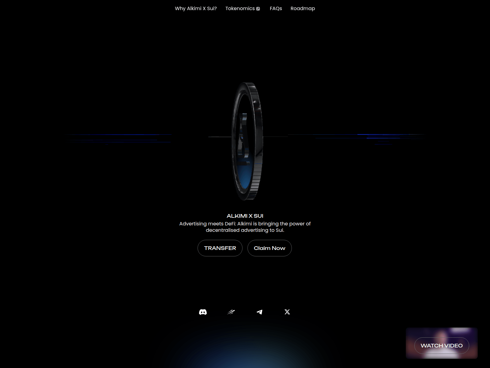 Screenshot of sui-alkimi.xyz