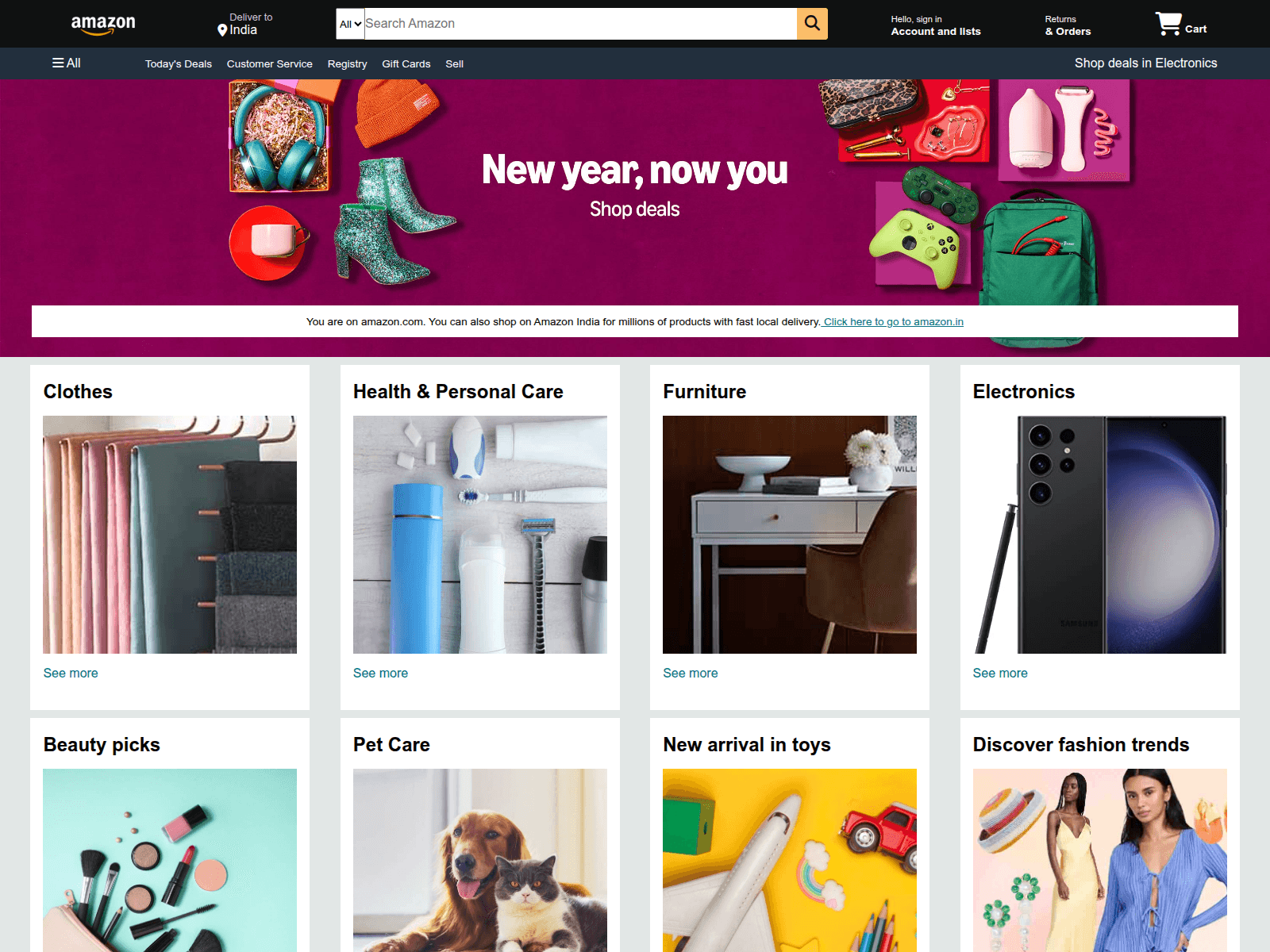 Screenshot of amazon-clone-delta-sage.vercel.app