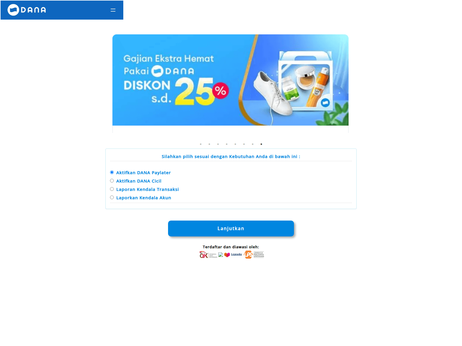 Screenshot of aktiiffkaanpaylaterrs.resmii-iid2.my.id