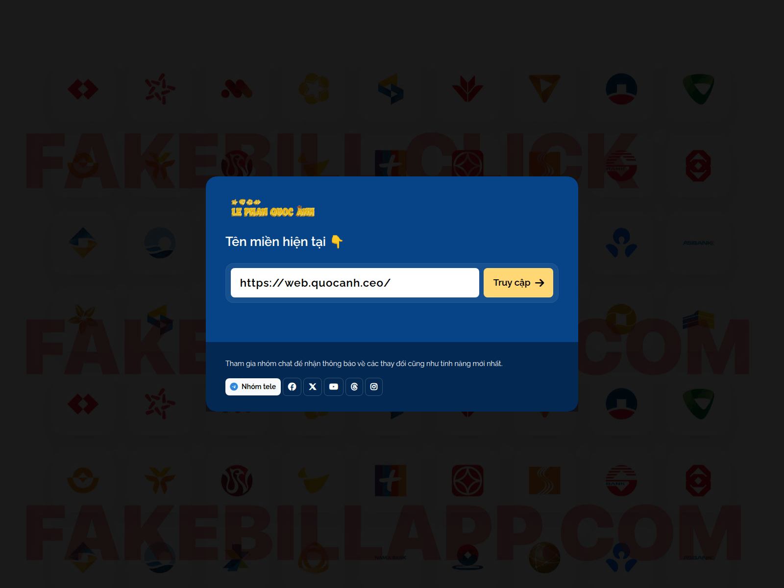 Screenshot of fakebillx.lat