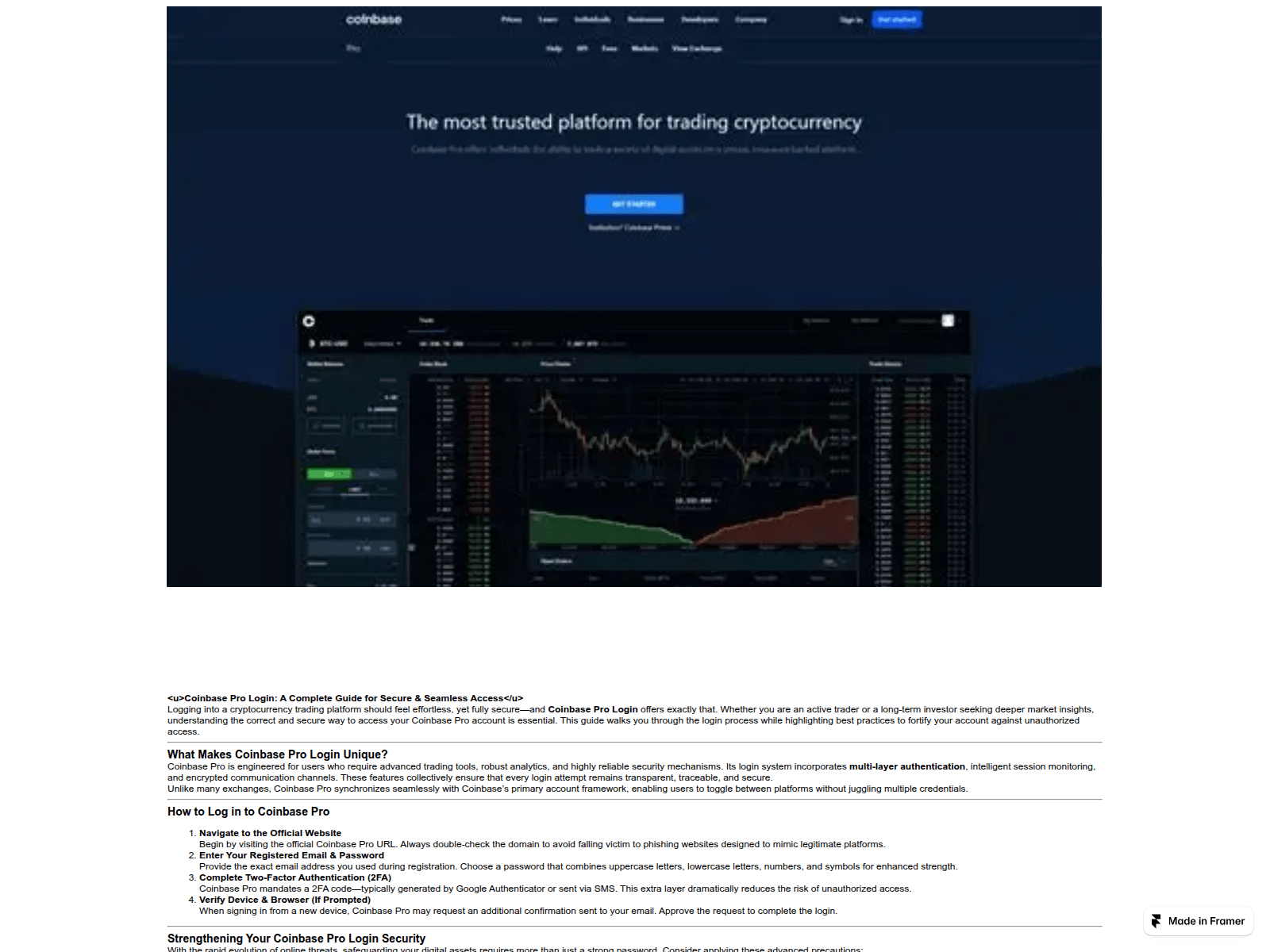 Screenshot of pro-coinbes-help.framer.media