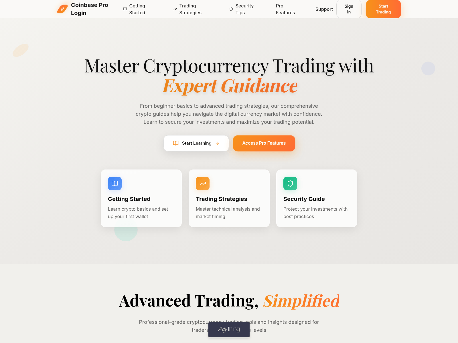 Screenshot of pro-coinbase-en-us.created.app