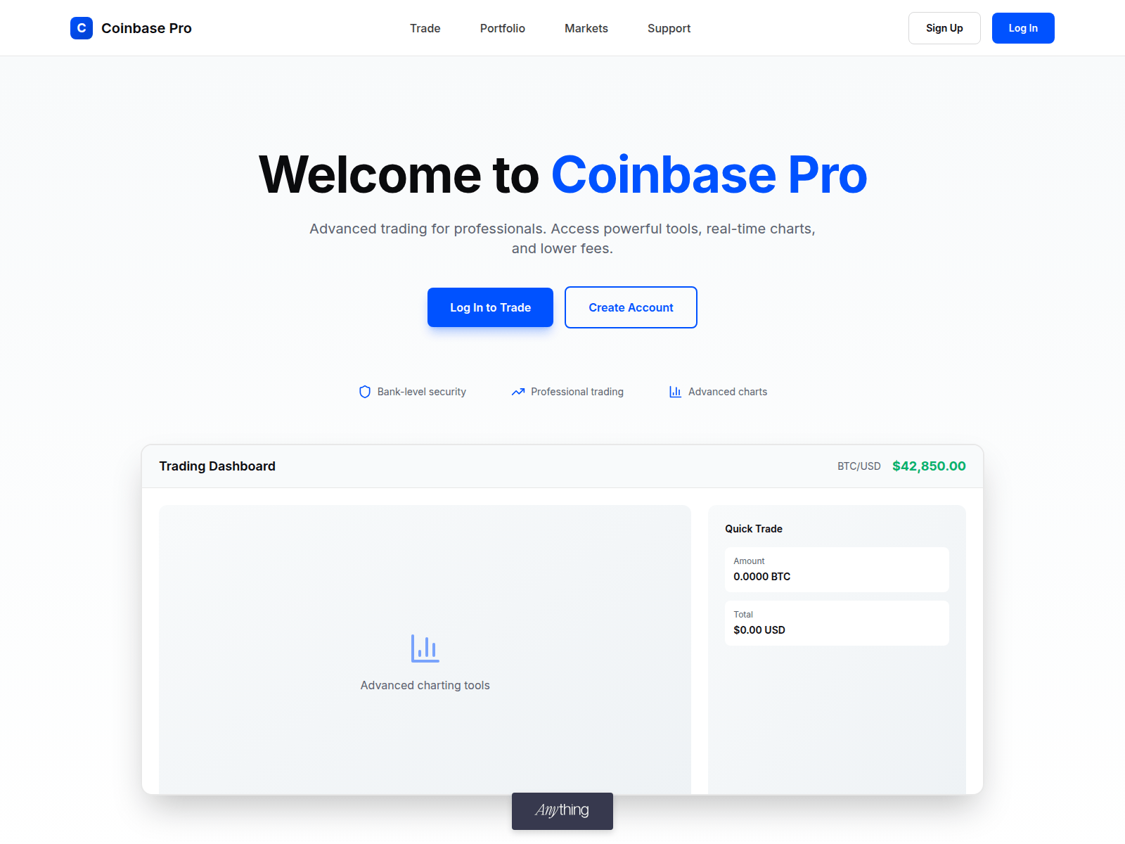 Screenshot of welcome-coinpro-base.created.app
