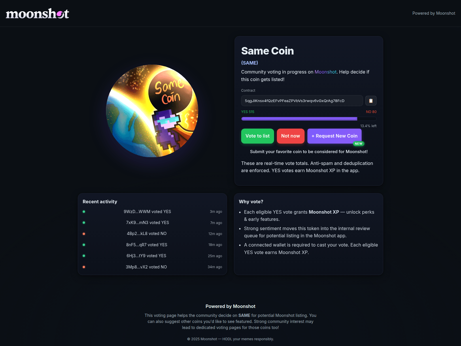 Screenshot of moonvote.top