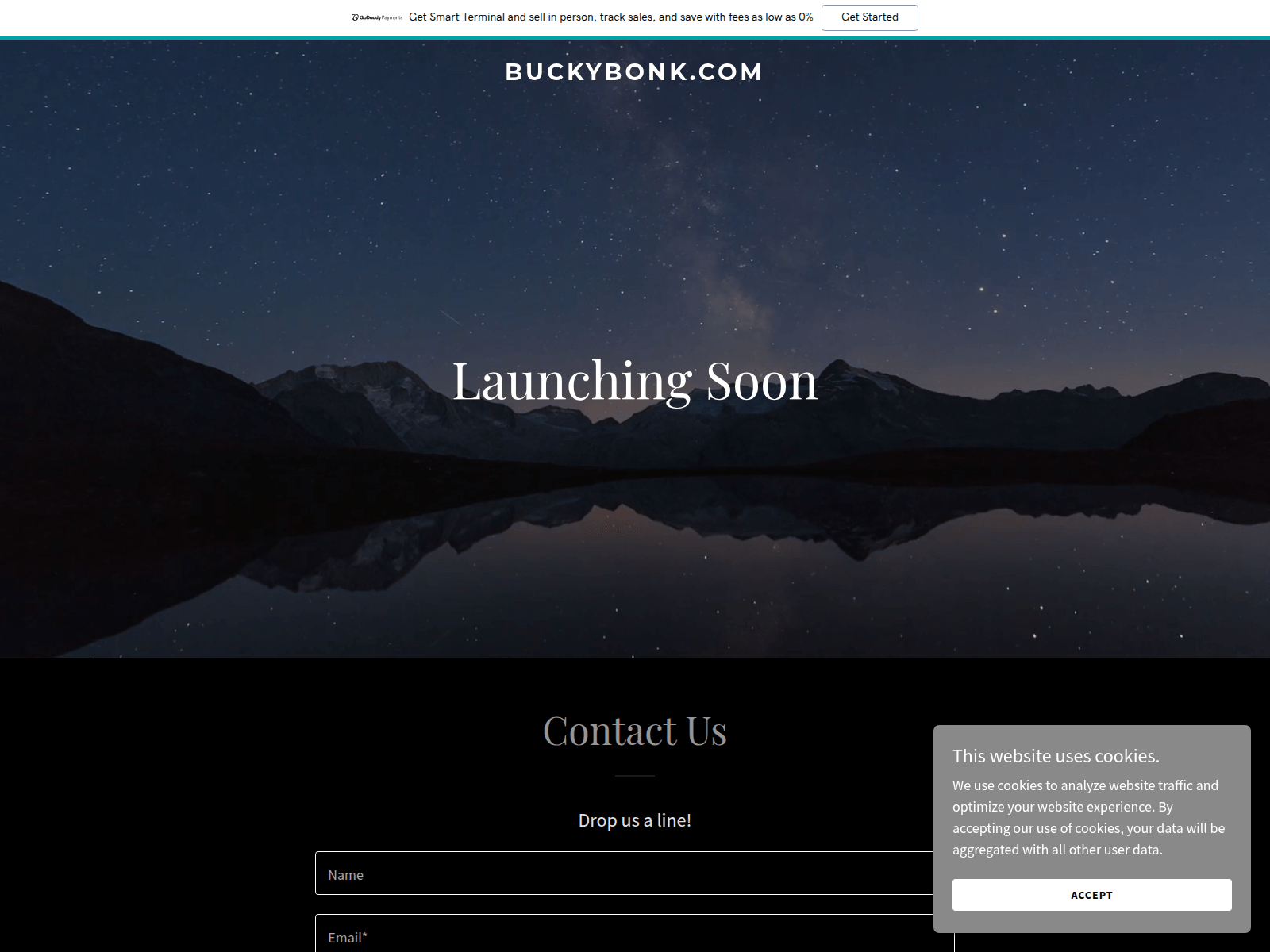 Screenshot of buckybonk.com