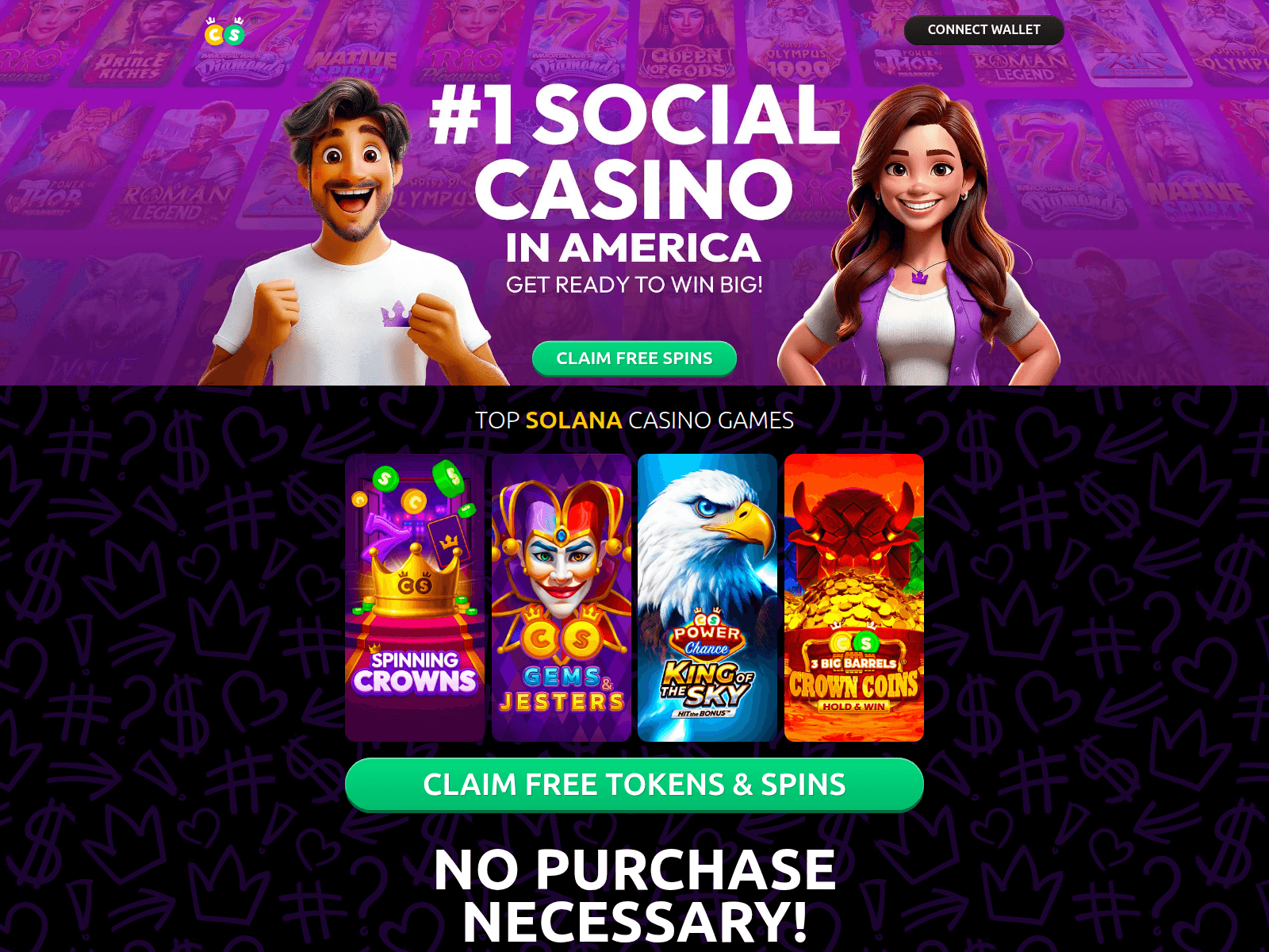 Screenshot of coincasino.fun