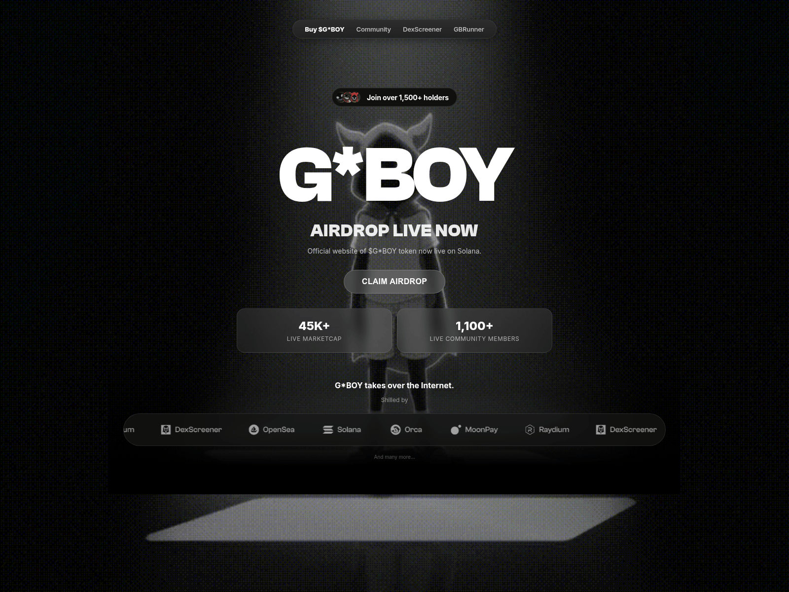 Screenshot of gboy.top