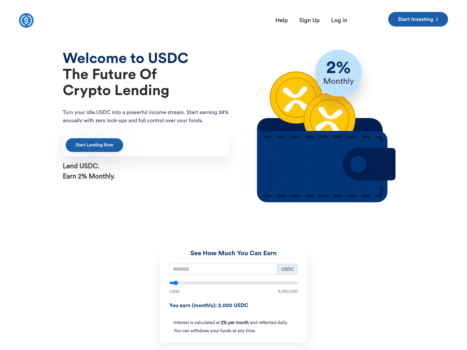 Screenshot of usdc.lezadatechnologies.net