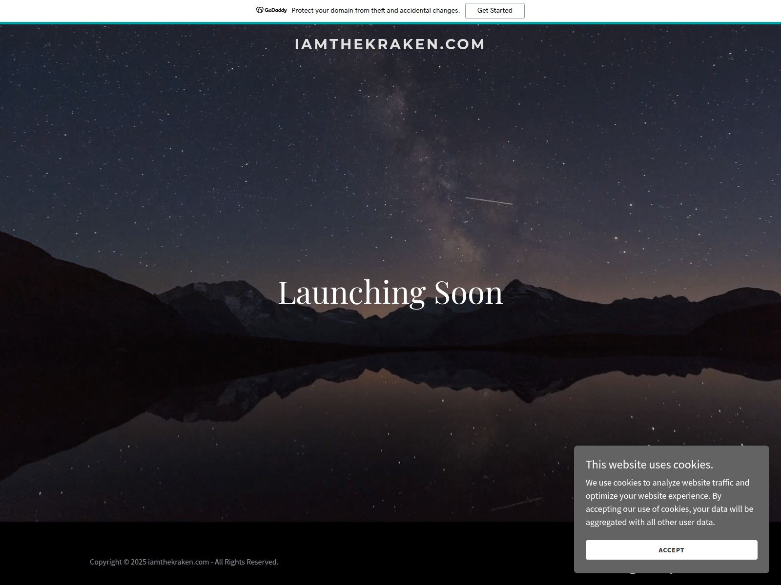 Screenshot of iamthekraken.com