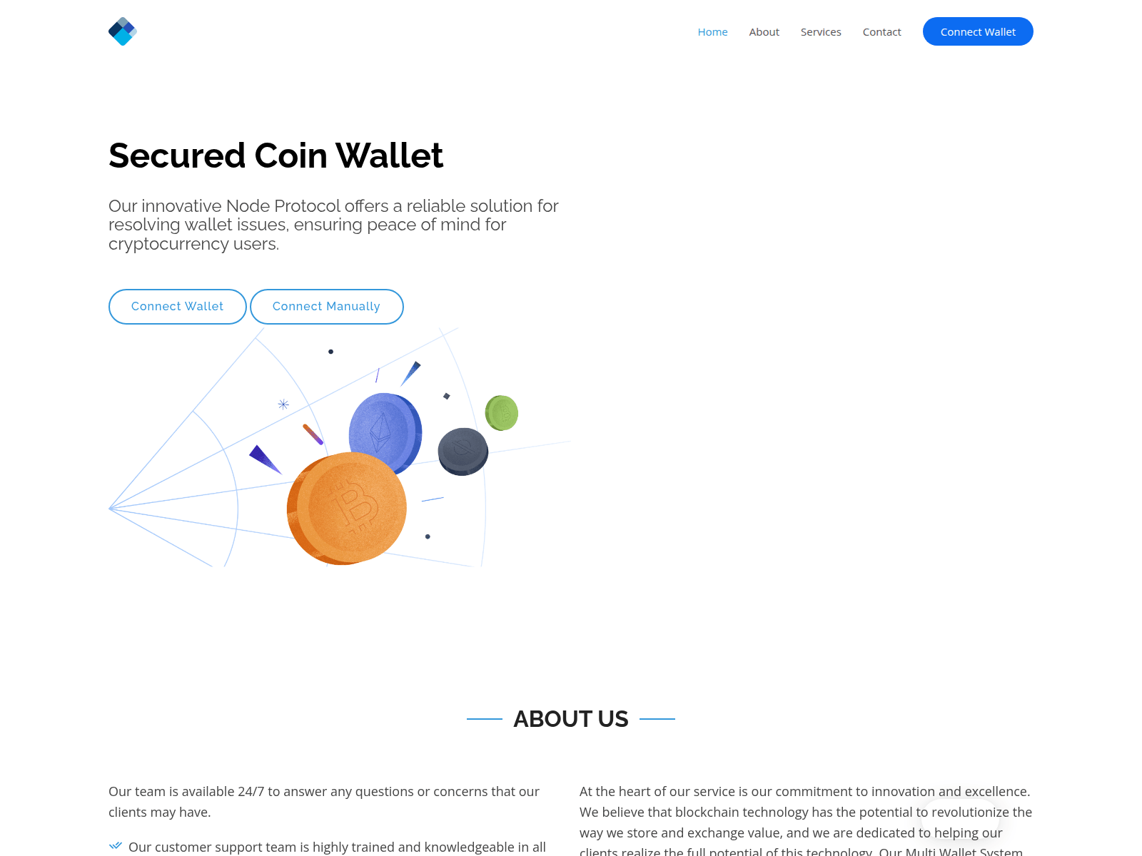 Screenshot of securedcoinwallet.pages.dev