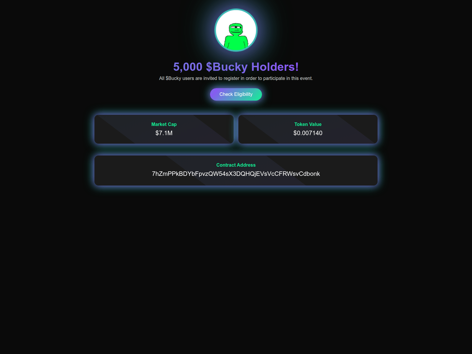 Screenshot of bucky-bonk.com