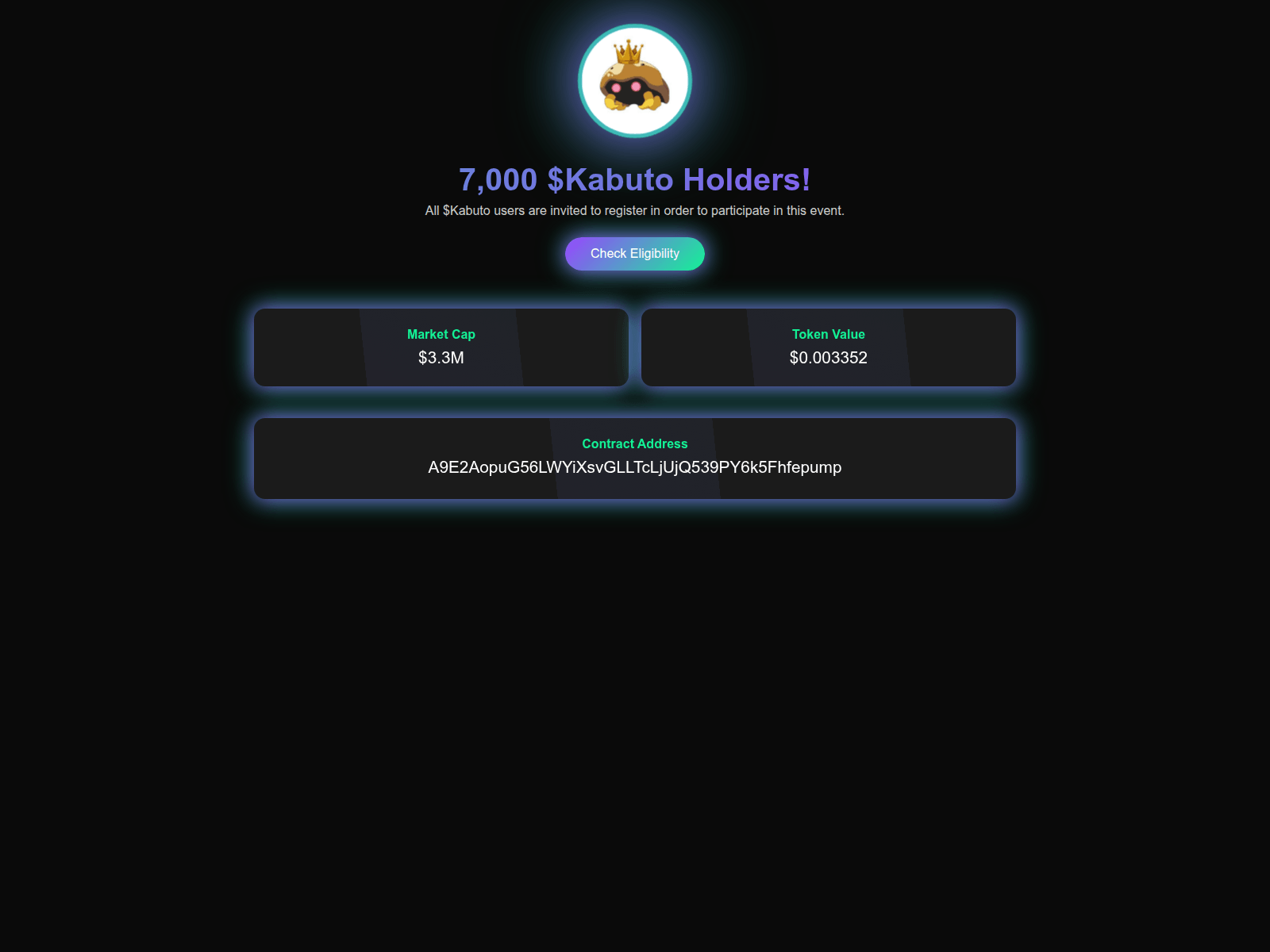 Screenshot of kabutoonsol.com