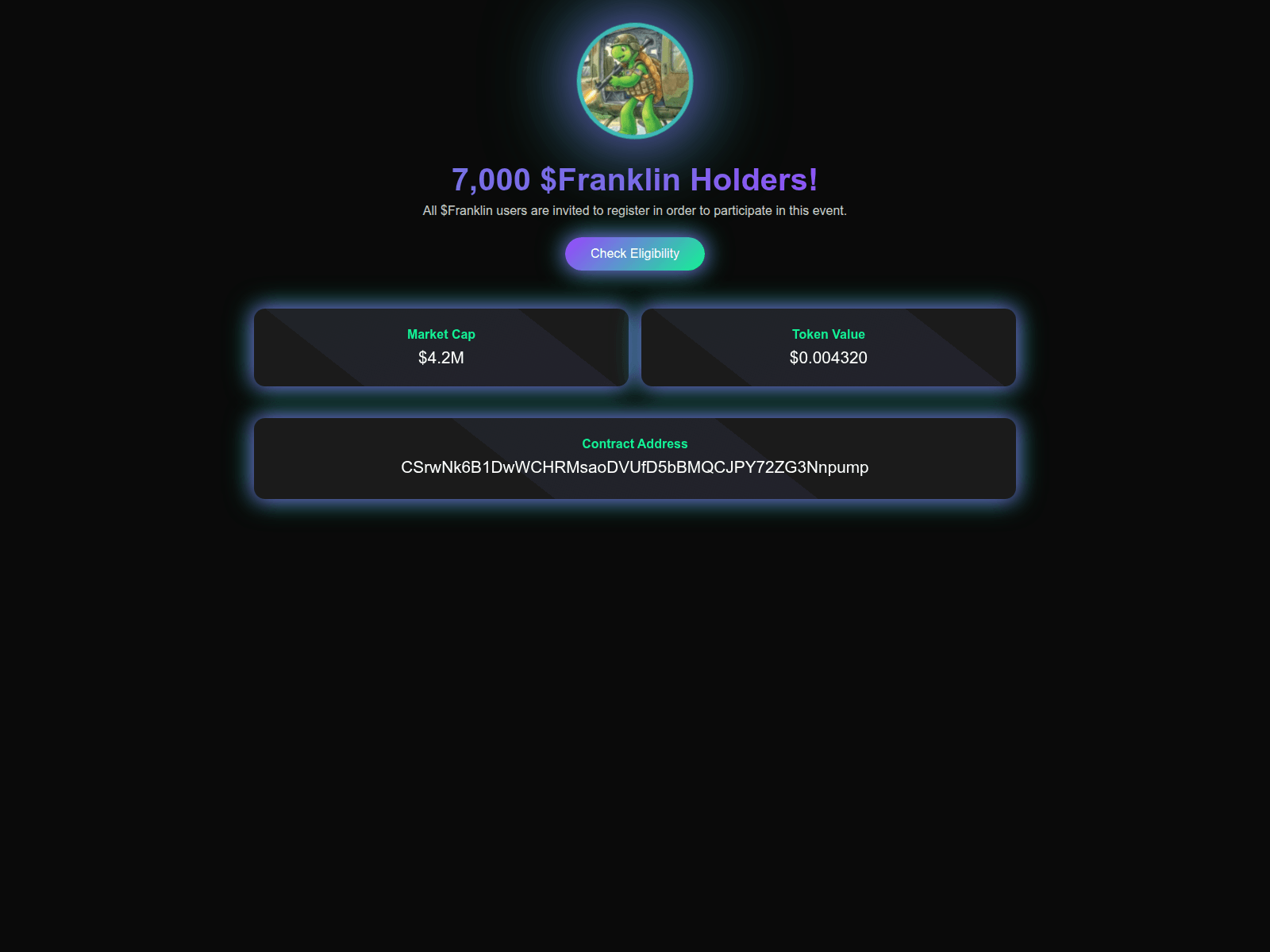 Screenshot of franklin-turtle.com