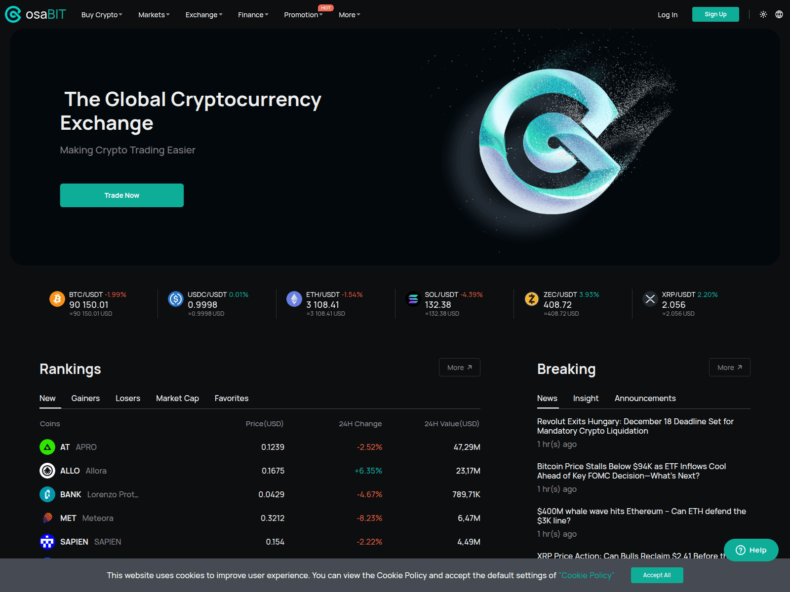 Screenshot of osabit.com