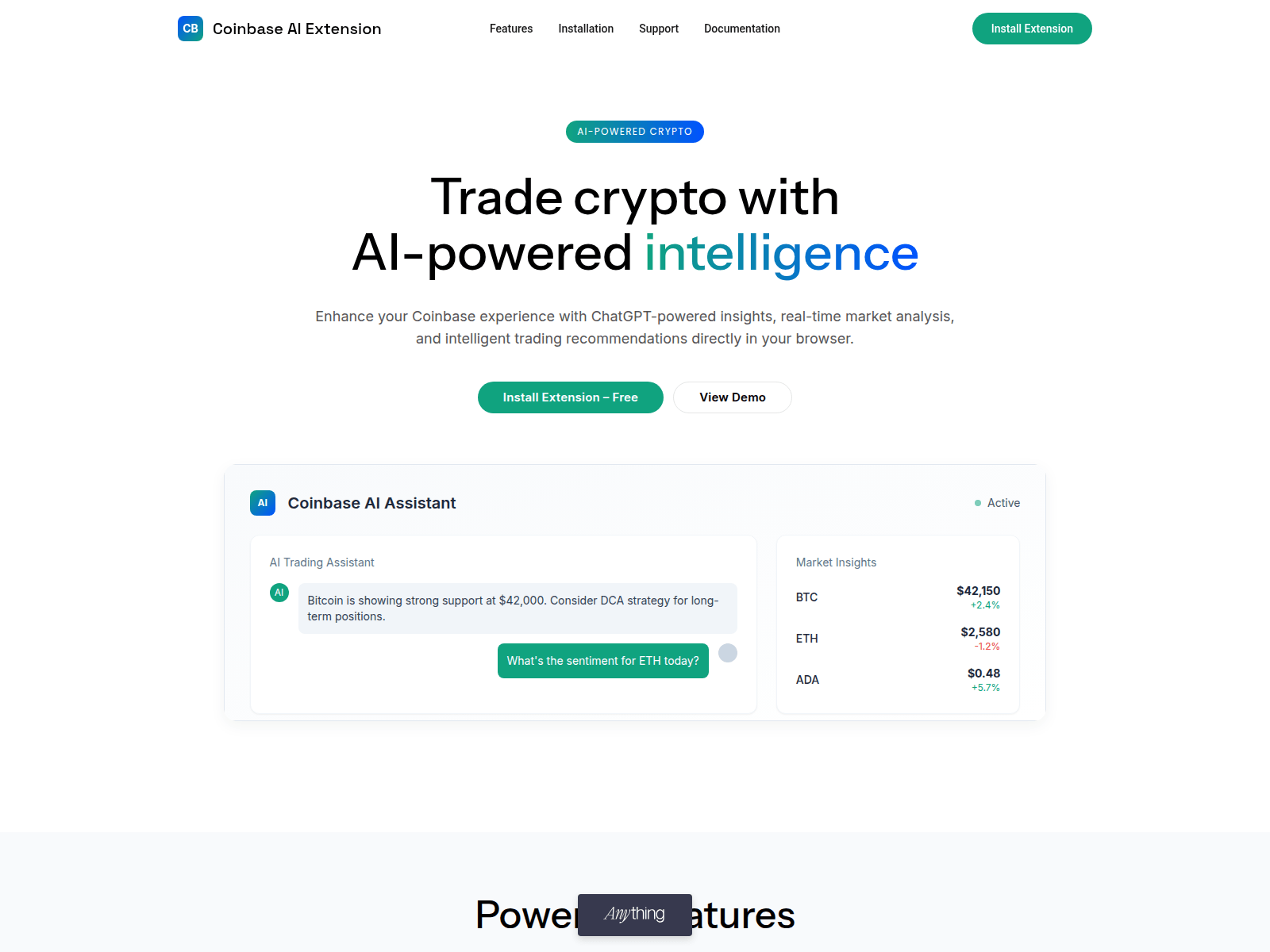 Screenshot of coinbase-extension-secure.created.app