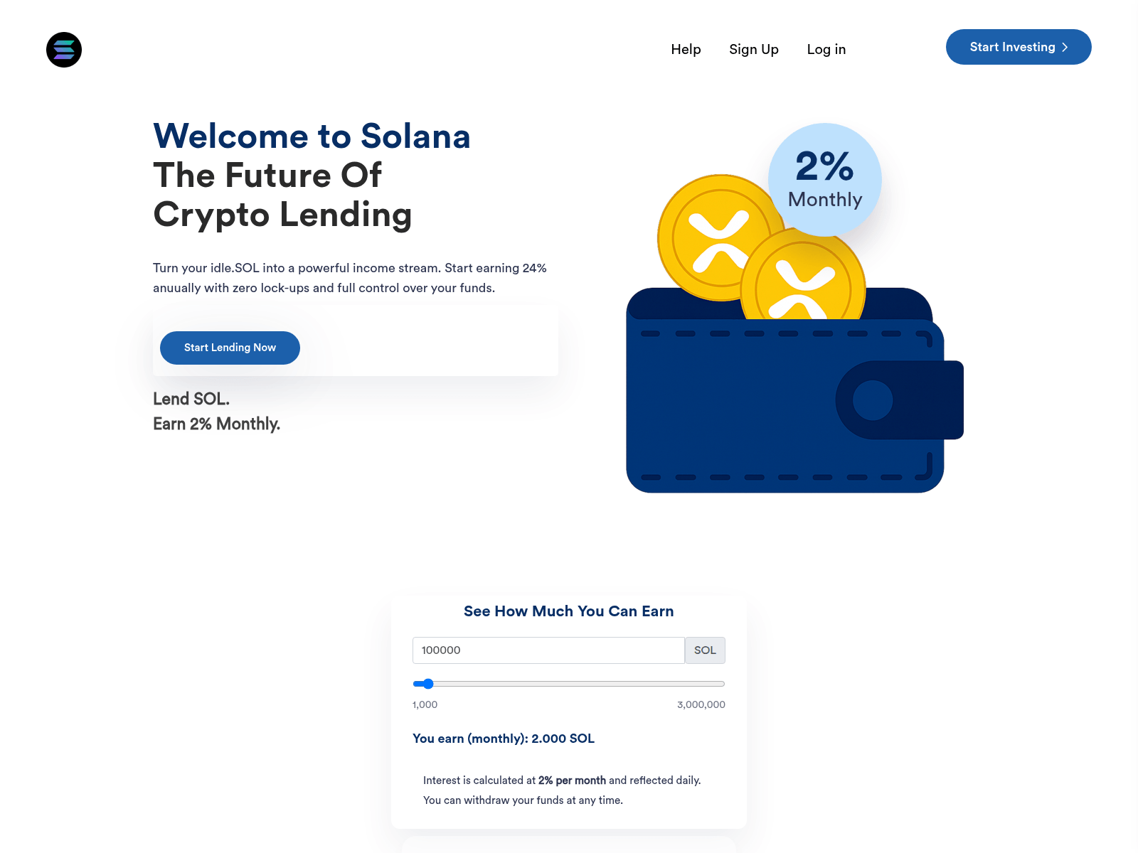 Screenshot of solana.lezadatechnologies.net