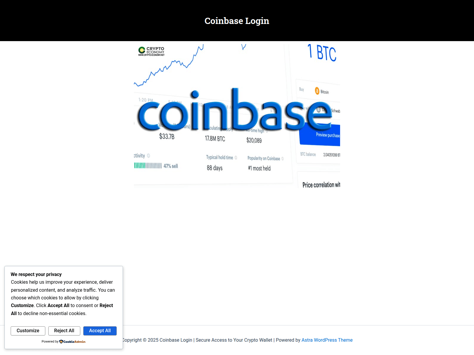 Screenshot of coinbse.info