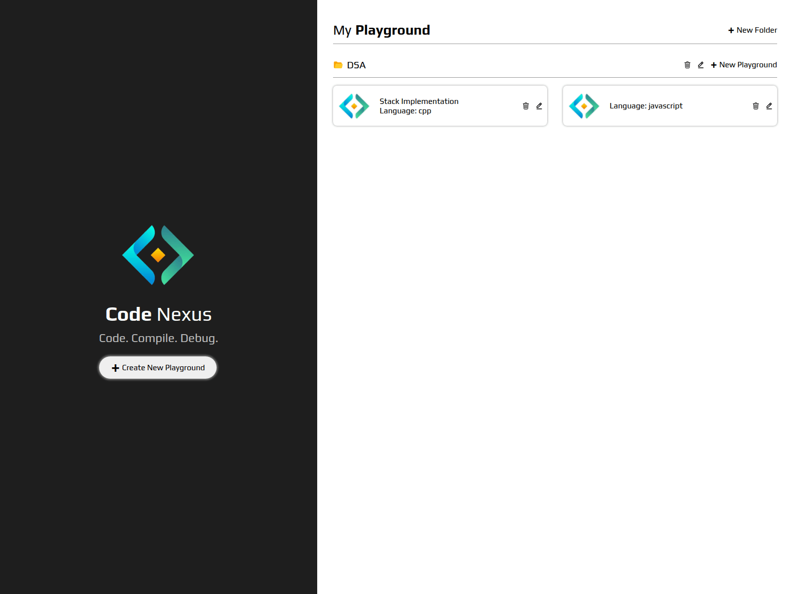Screenshot of code-nexus-editor.vercel.app