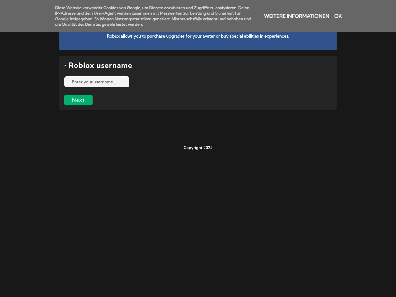 Screenshot of rbux46.blogspot.com