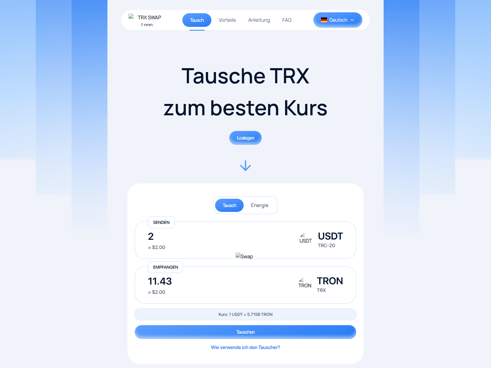 Screenshot of trx-cross.org