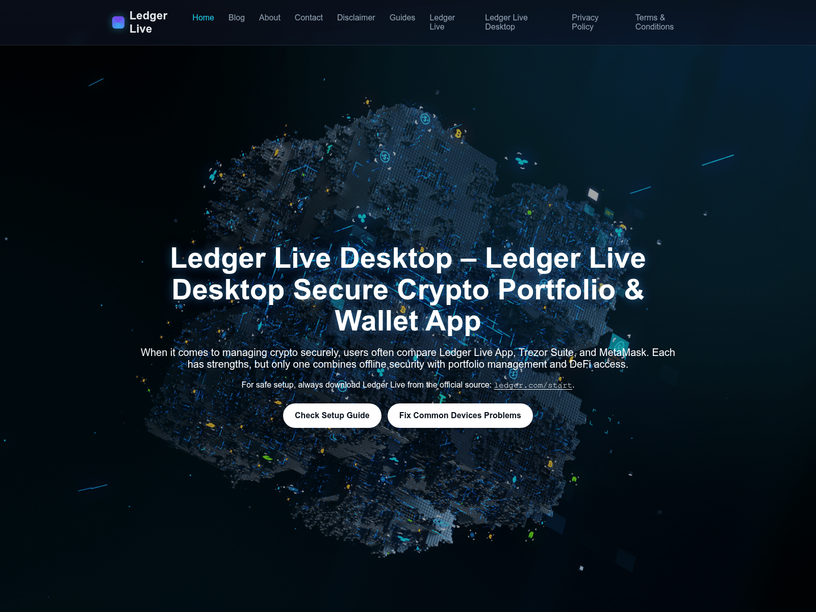 Screenshot of ledgerlivedesktop.live