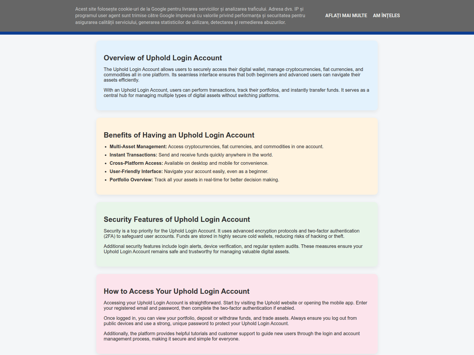Screenshot of connect-uphold-login-account.blogspot.ae