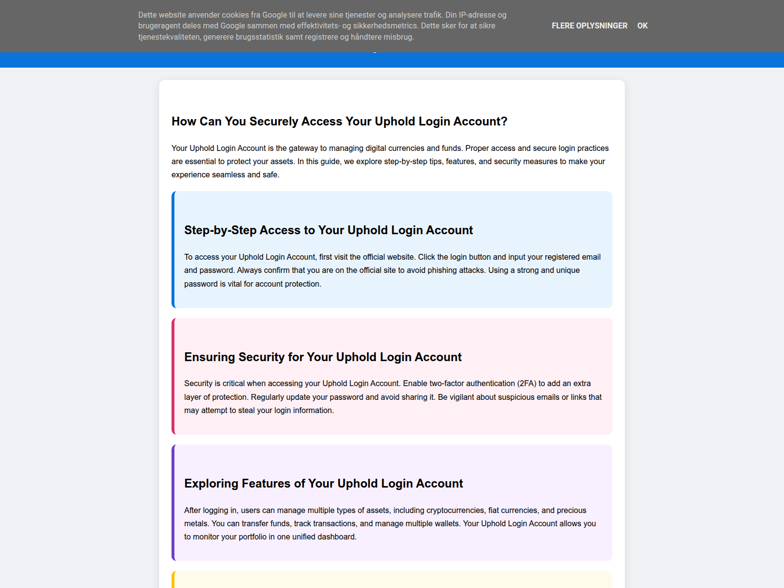 Screenshot of uphold-loginaccount.blogspot.dk