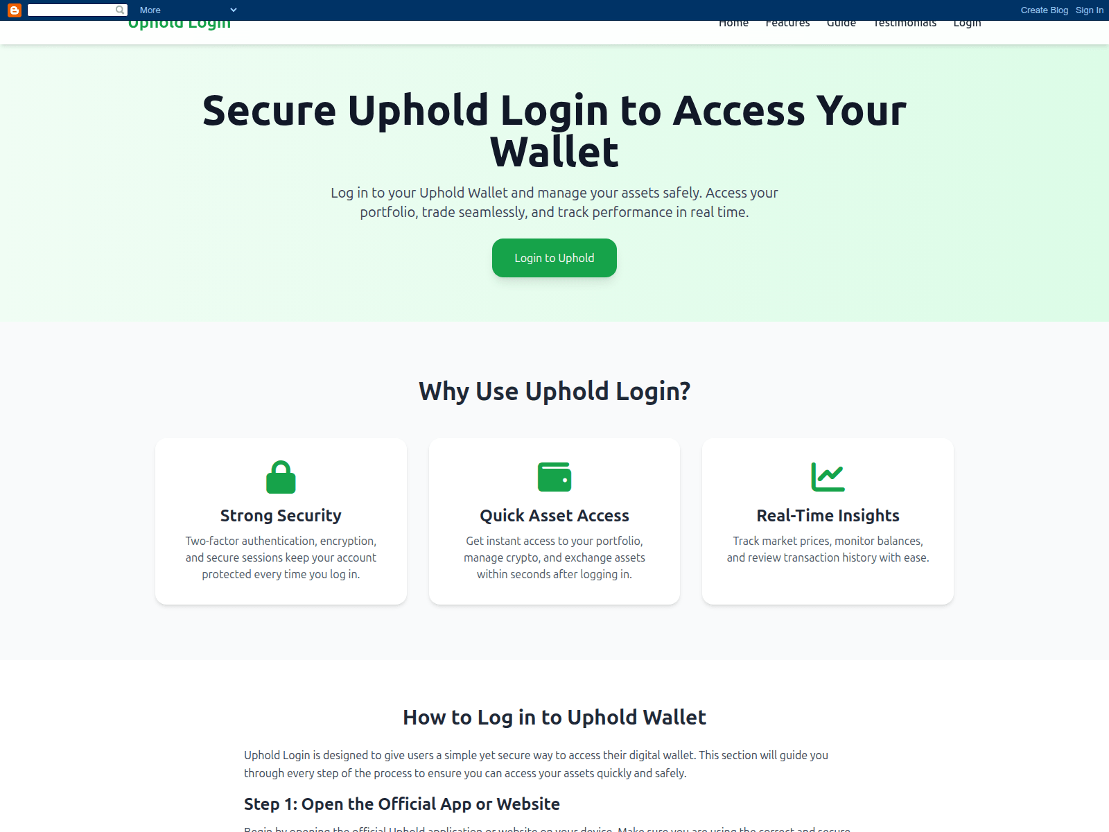 Screenshot of app-uphold-login.blogspot.co.uk