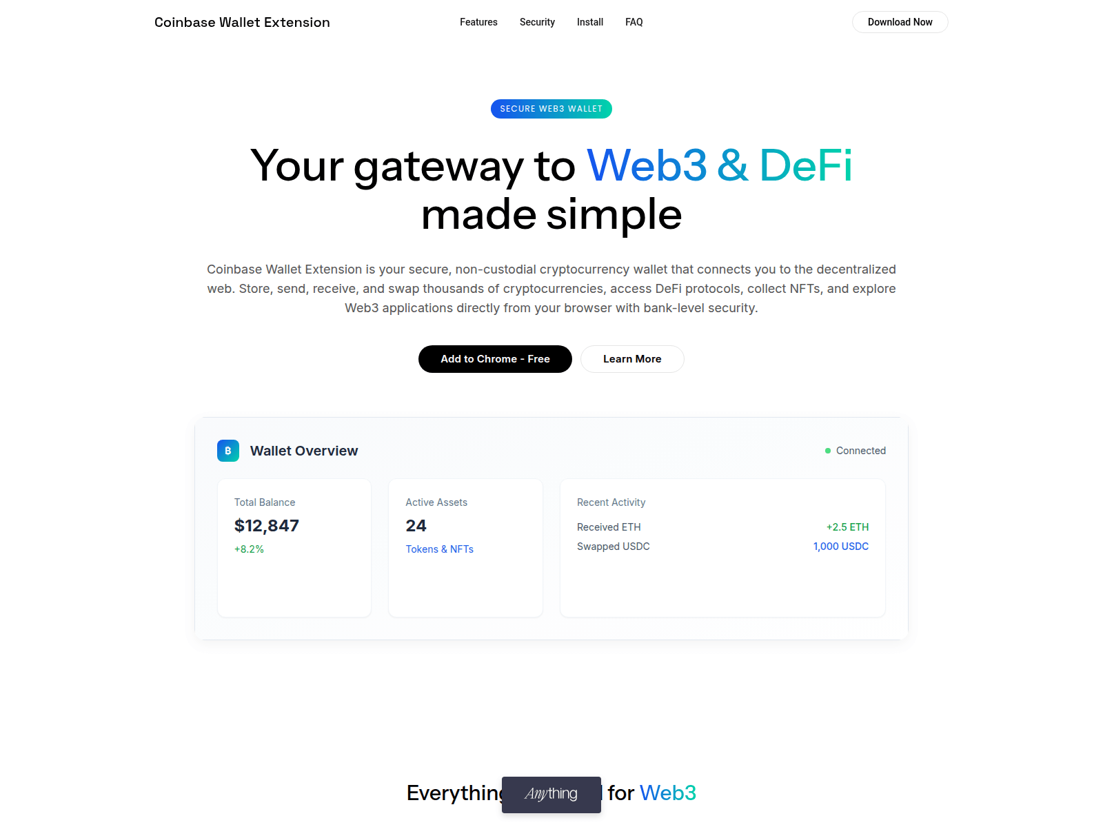 Screenshot of coinbase-wallts-extenson.created.app