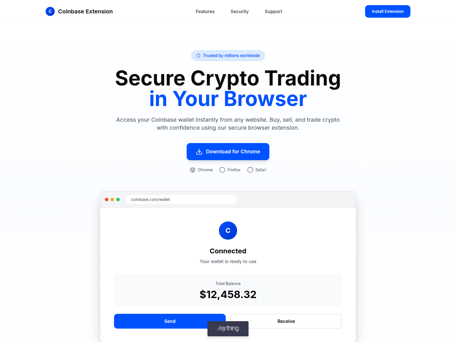 Screenshot of coiinbase-exten.created.app