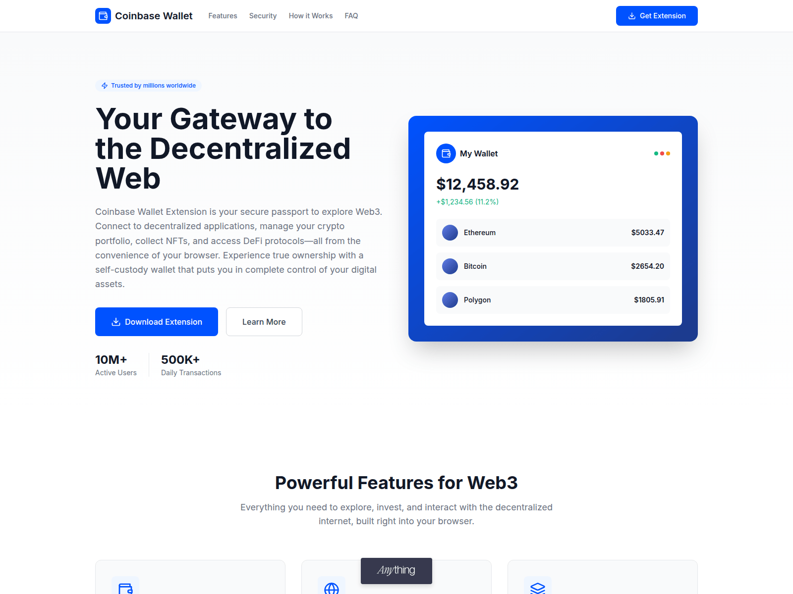Screenshot of coinbase-wallet-extn.created.app