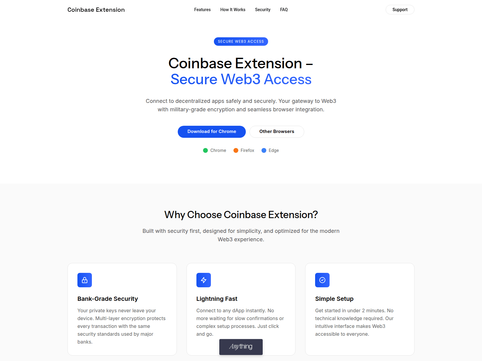 Screenshot of coinbase-exten.created.app