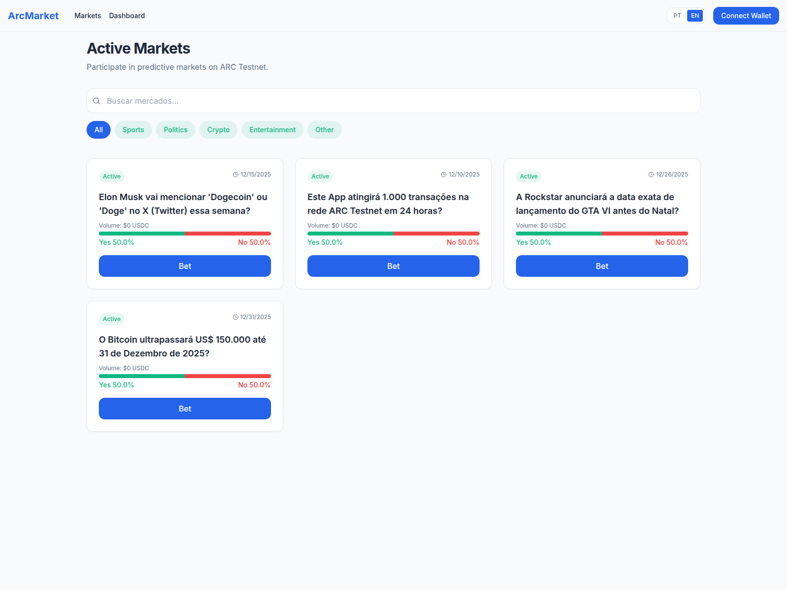 Screenshot of arcmarket.pro