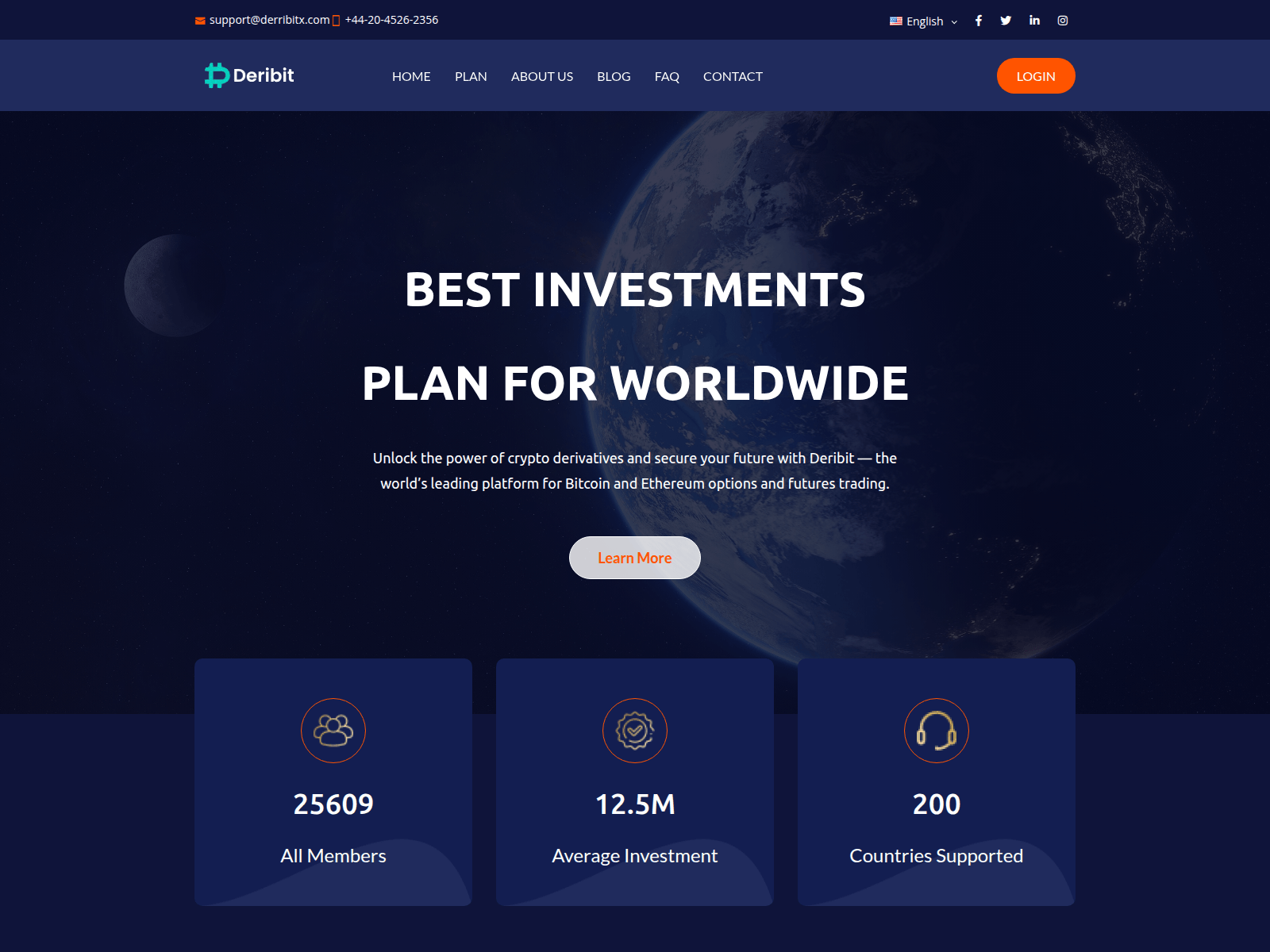 Screenshot of derribitx.com