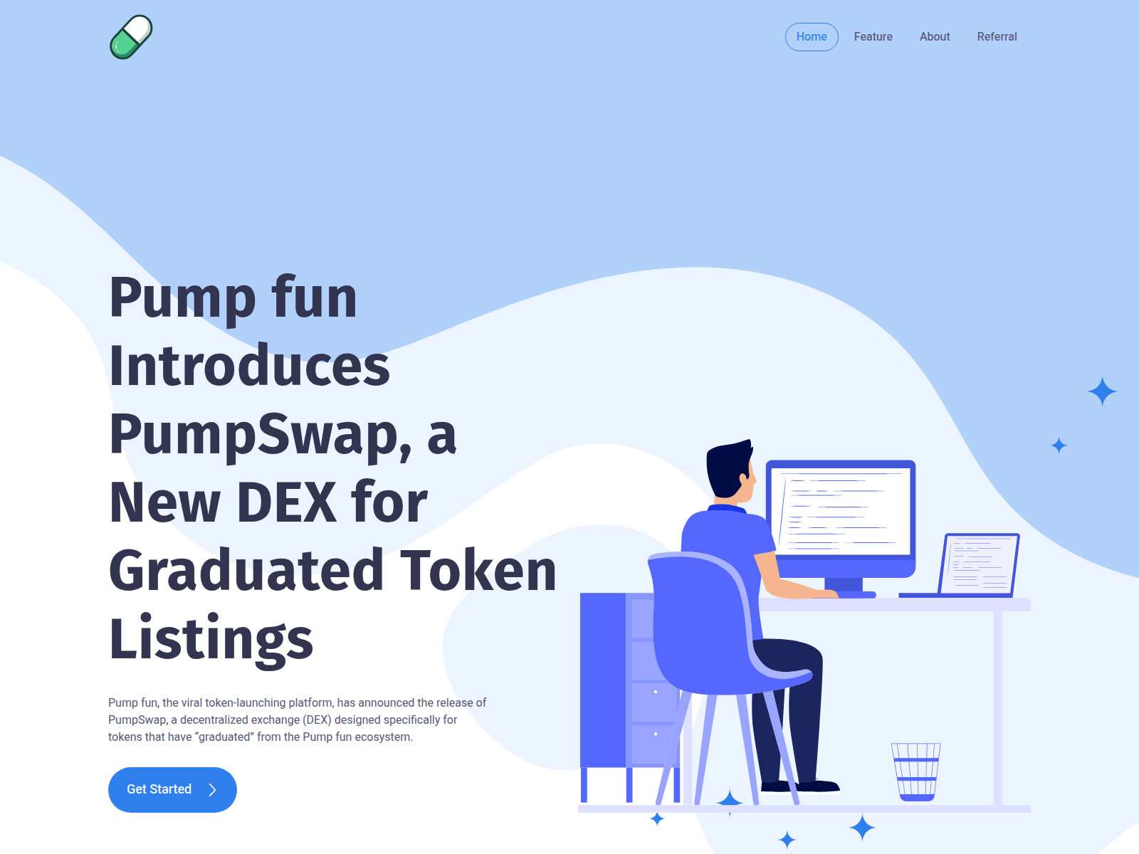 Screenshot of pump-swap.cc