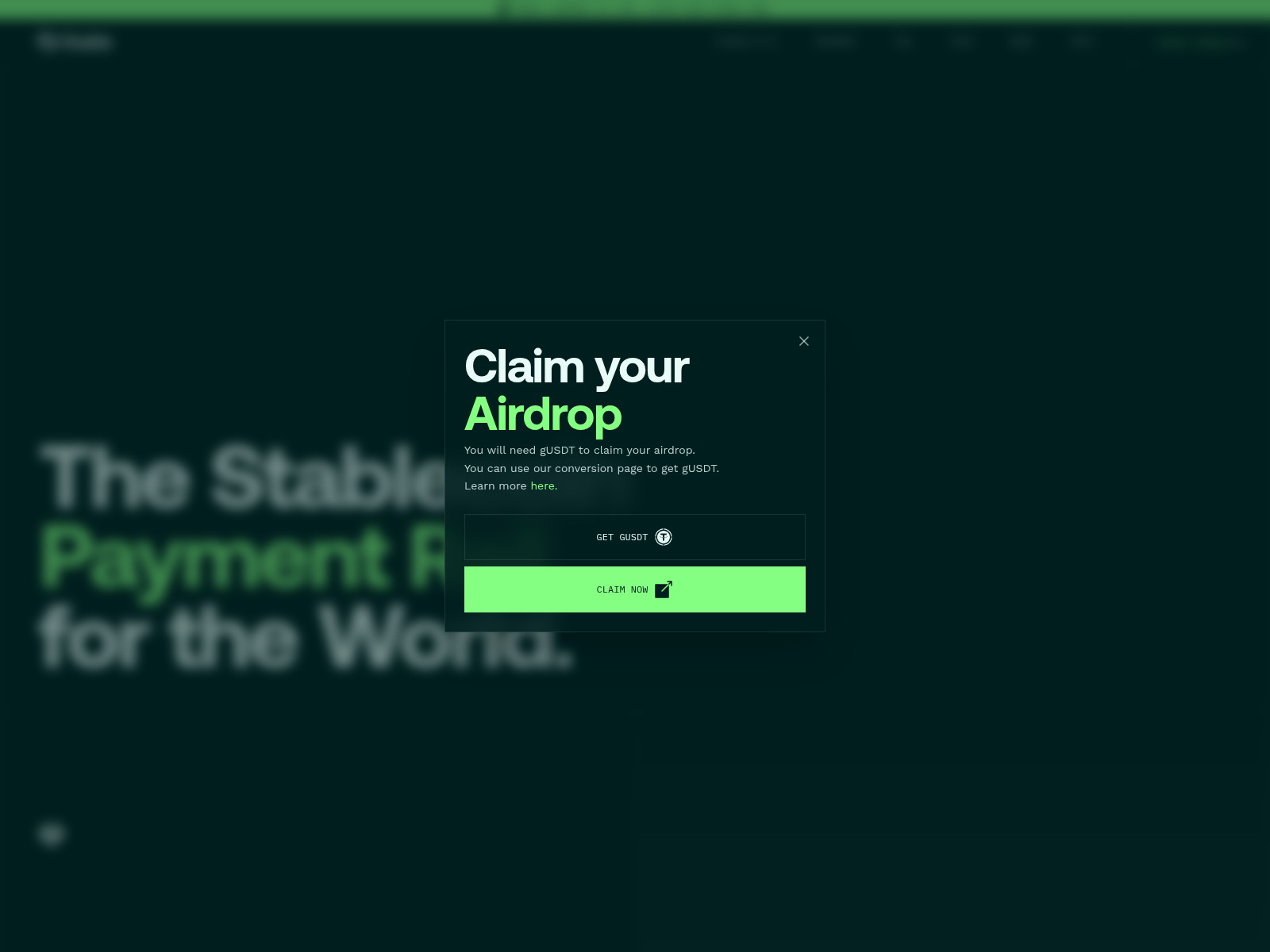 Screenshot of stalble.xyz
