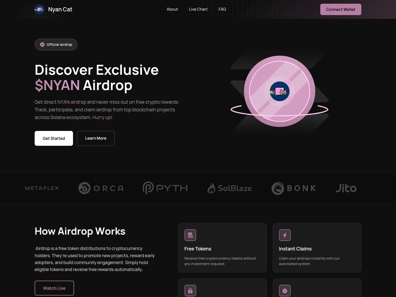 Screenshot of join-nyans.xyz