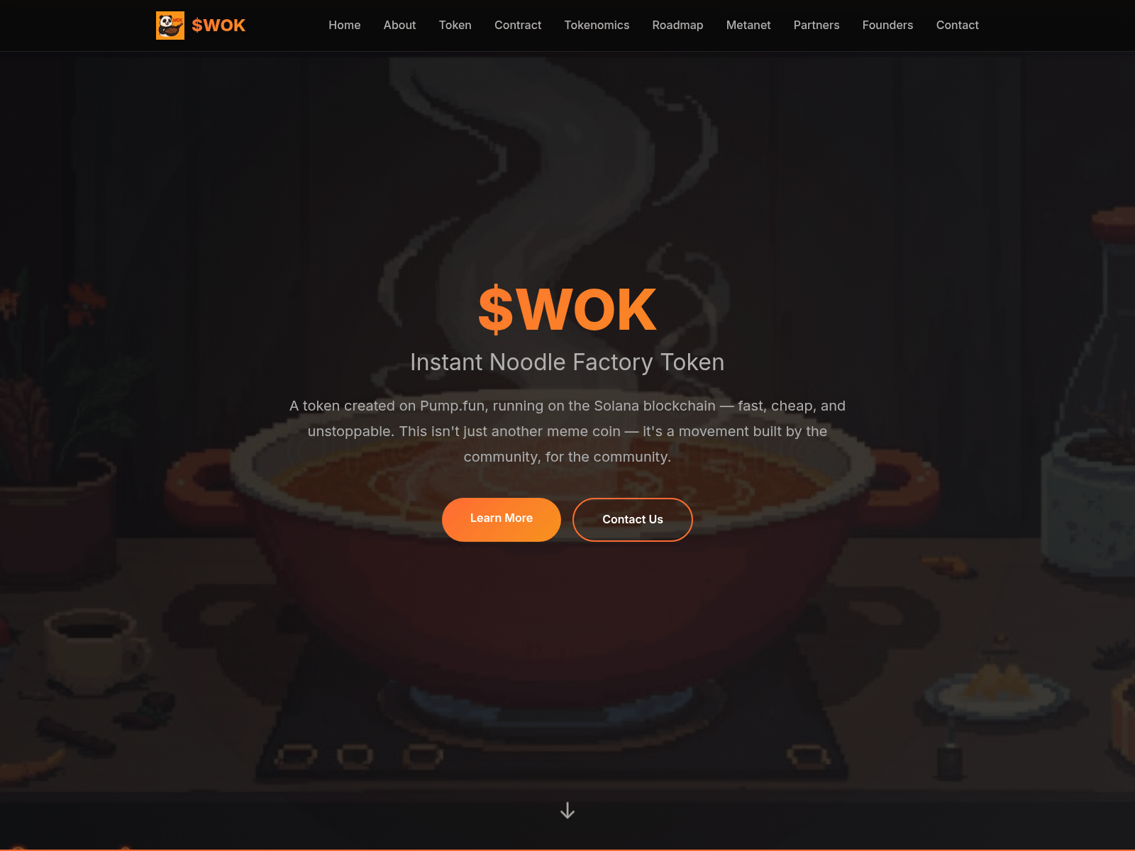 Screenshot of wokpump.fun